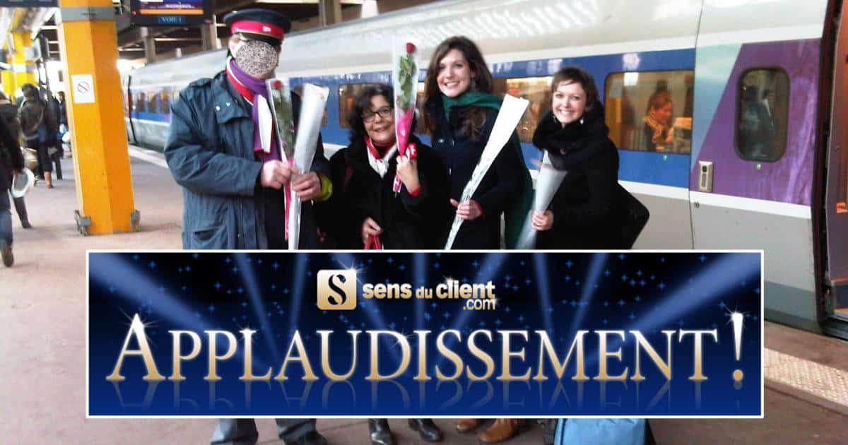 APPLAUDISSEMENT : la journée de la femme à la gare de Metz