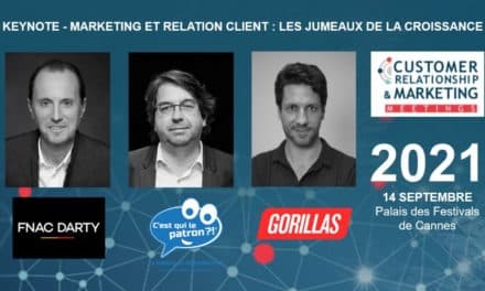 Marketing et relation client : les jumeaux de la croissance. Keynote de Customer Relationship & Marketing Meetings 2021