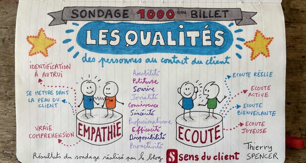 Les principales qualités des personnes au contact du client