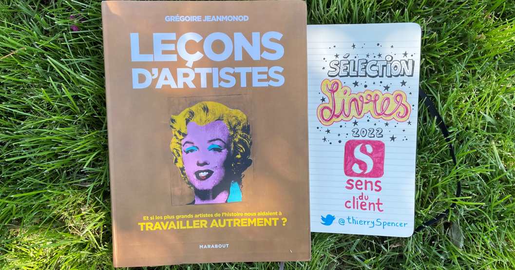 Leçons d’artistes, un livre de ma sélection expérience client 2022 (1/12)