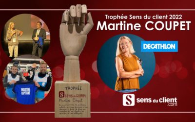 Martine Coupet (Decathlon), trophée du Sens du client 2022