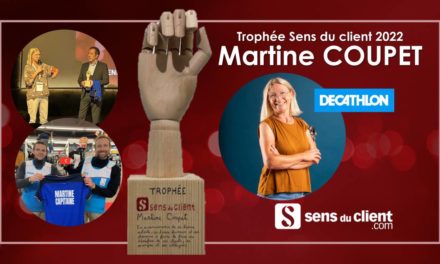 Martine Coupet (Decathlon), trophée du Sens du client 2022