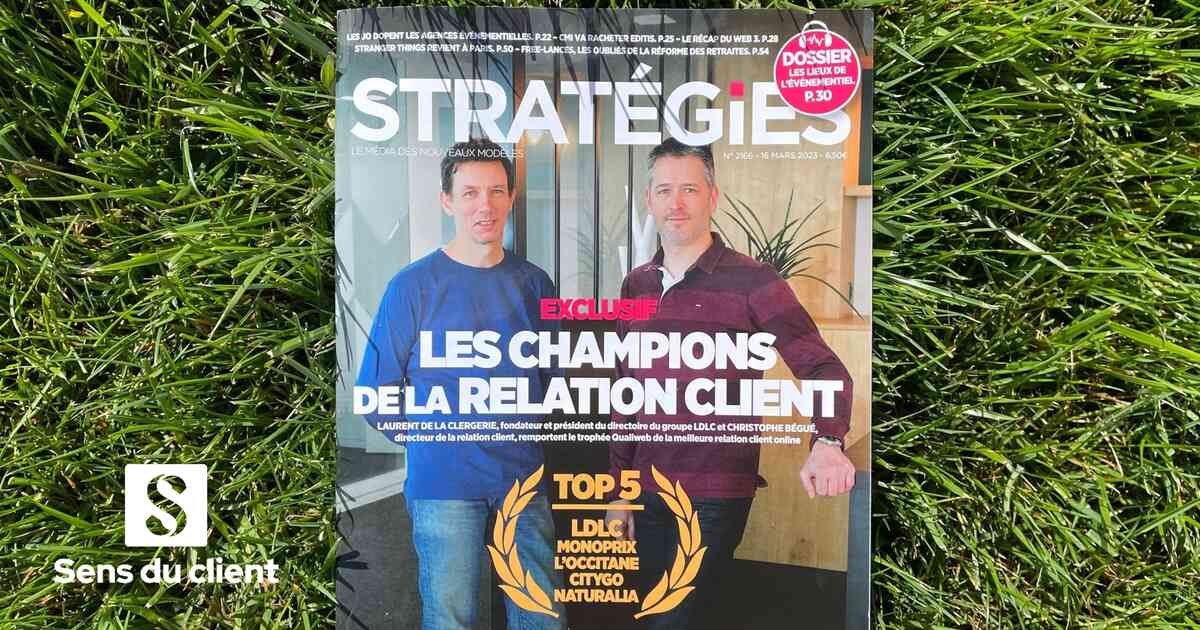 Les champions de la relation client en ligne 2023 : LDLC numéro 1