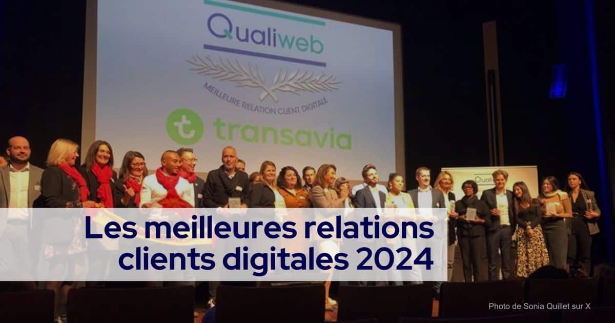 Le top de la relation client digitale 2024 : Transavia, LDLC, PMU.