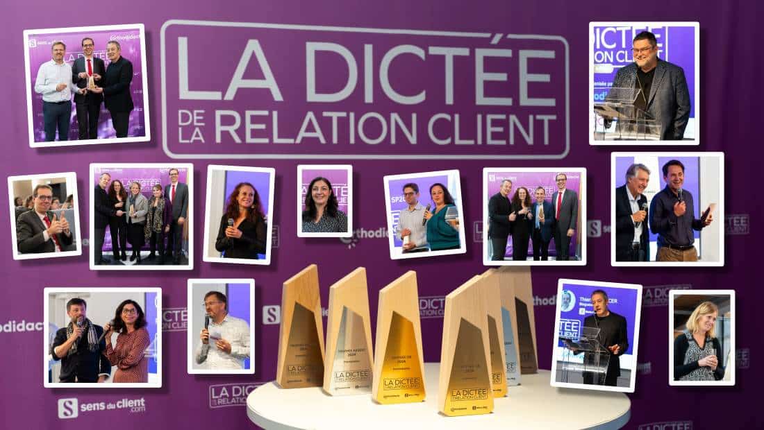 Les gagnants de la dictée de la relation client 2024