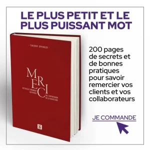 Livre MERCI - Thierry Spencer, auteur du blog Sens du client