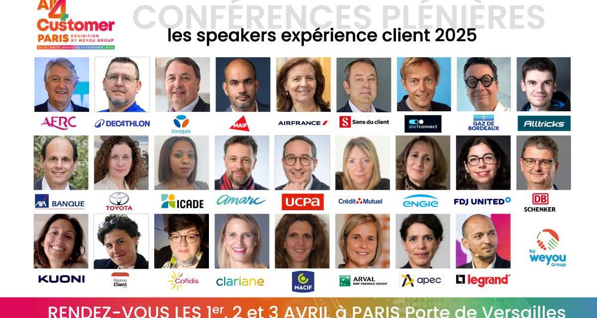Les speakers du salon All4customer Paris 2025