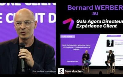 Bernard Werber au Gala Agora des directeurs de l’expérience client