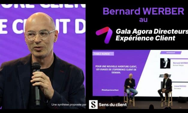 Bernard Werber au Gala Agora des directeurs de l’expérience client