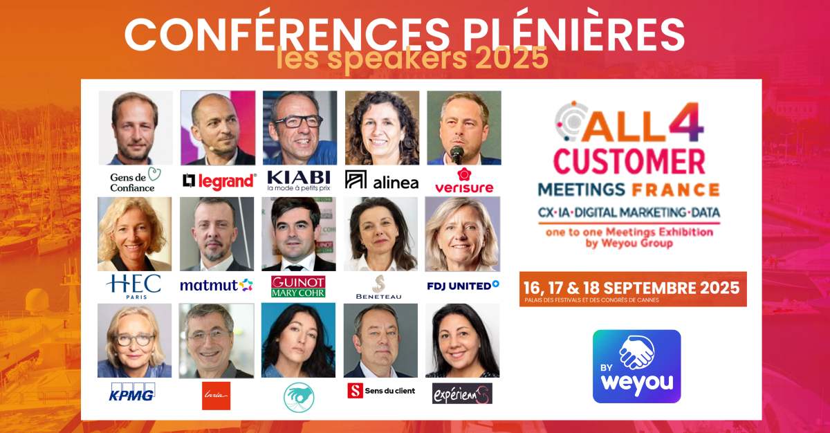 Tous les speakers de All4Customer Meetings 2025