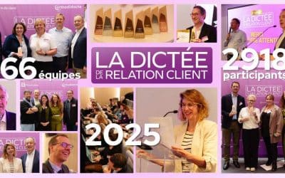 Dictée de la Relation Client 2025 : 66 équipes et 2918 participants