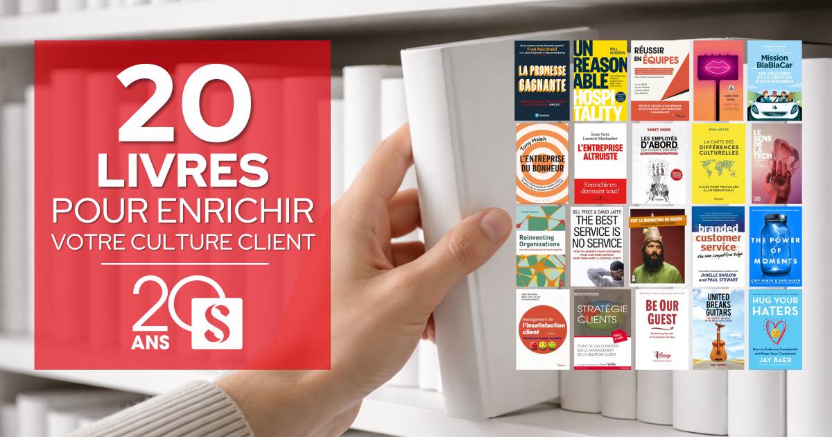 20 livres à lire pour enrichir votre culture client