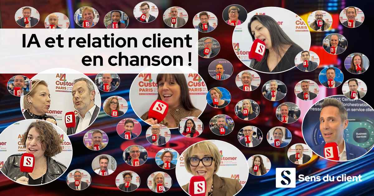 L&rsquo;intelligence artificielle dans la relation client… en chanson !