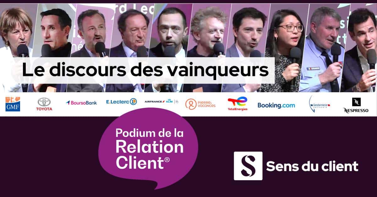 Podium de la relation client 2026 : le discours des gagnants