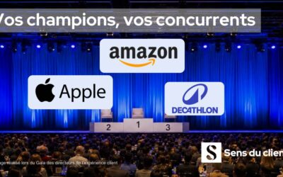 Amazon, Apple, Decathlon : vos champions, vos concurrents d&rsquo;expérience.