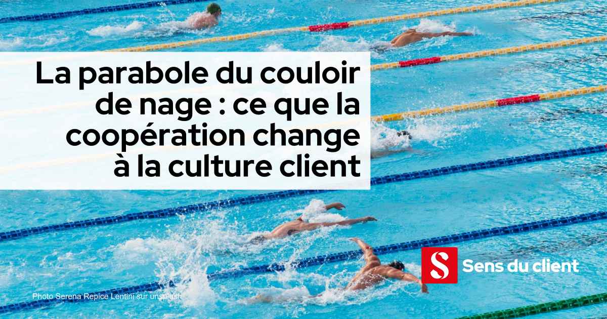 La parabole du couloir de nage : ce que la coopération change à la culture client